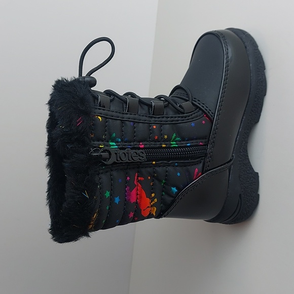 totes Reena Toddler Girls Waterproof Snow Boots size 5 M - Picture 3 of 8